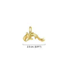 Marine Harmony Whale Shark Solid Gold Pendant GPD6224