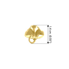 Single Manta Ray Solid Gold Ring GRI2500