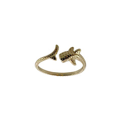 Whale Shark Solid Gold Wrap Ring GRI2556