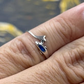Dolphins Sterling Silver Ring