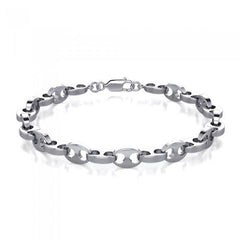 Anchor Chain Sterling Silver Bracelet TBG142