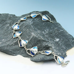 Stingray Sterling Silver Link Bracelet TBL020 - DiveSilver Jewelry