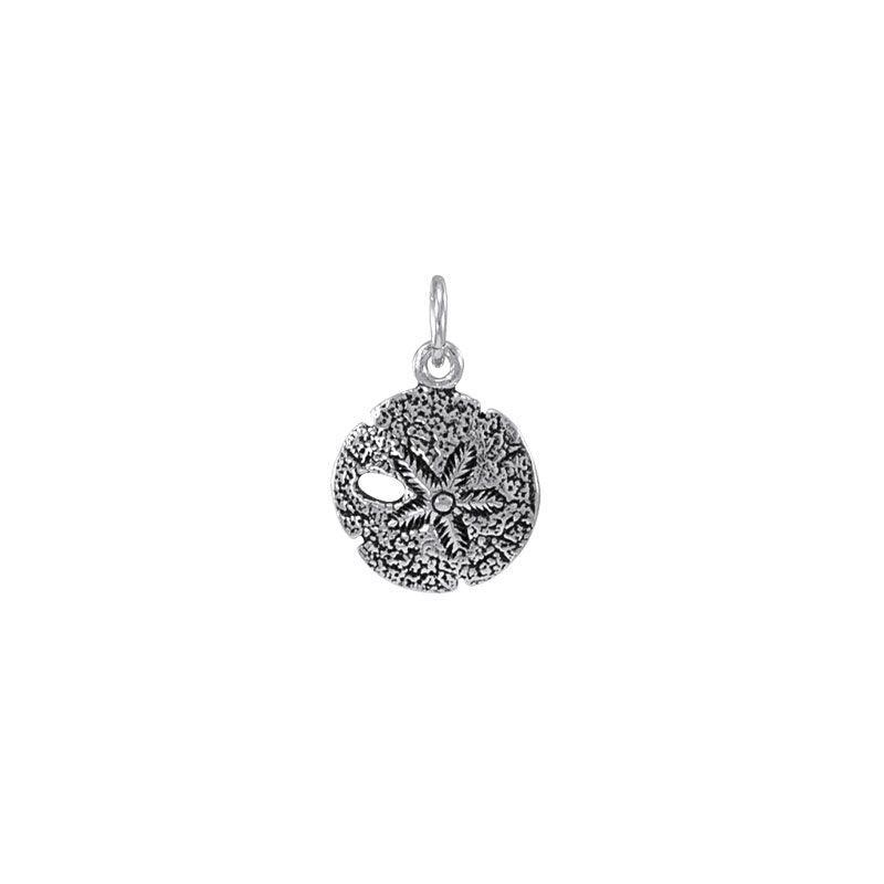 Sand Dollar Sterling Silver Charm TC216 - DiveSilver Jewelry