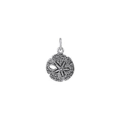 Sand Dollar Sterling Silver Charm TC216 - DiveSilver Jewelry