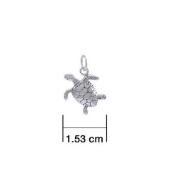 Turtle Sterling Silver Charm