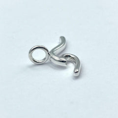 Sterling Silver Wave Charm - DiveSilver Jewelry