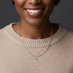 Turtle with Starfish and Gemstone Sterling Silver Charm TCM719