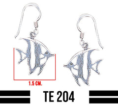 Angelfish Sterling Silver Hook Earring