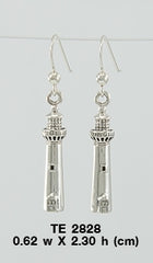 The beauty in Cape May Lighthouse ~ Sterling Silver Hook Earrings