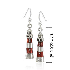 Adriatic Lighthouse Sterling Silver Hook Earring