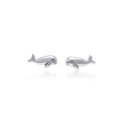 Whale Post Earrings TER1607 - Jewelry
