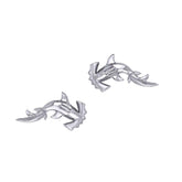 Hammerhead Shark Silver Post Earrings by Peter Stone TER2185 - DiveSilver Jewelry