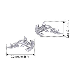 Hammerhead Shark Silver Post Earrings by Peter Stone TER2185 - DiveSilver Jewelry