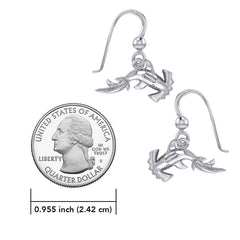 Hammerhead Shark Silver Earrings by Peter Stone TER2188 - DiveSilver Jewelry