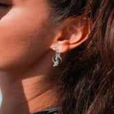 DiveSilver Double Manta Ray Double Manta Ray Post Earrings TER2216