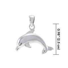 Dolphins Sterling Silver Pendant