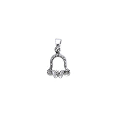 DiveSilver Shark Jaw Sterling Silver Pendant TP1539