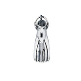 Large Diving Fin Sterling Silver Pendant TP1580