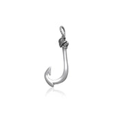 Fishing Hook Silver Pendant TP1708