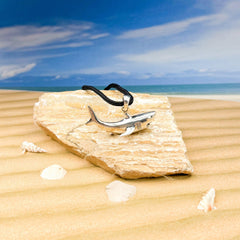 Great White Shark Sterling Silver Pendant TP2630 - DiveSilver Jewelry