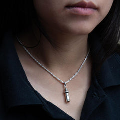 Antarctic Lighthouse T Sterling Silver Pendant TP3156 - DiveSilver Jewelry