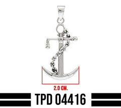 Anchor Sterling Silver Pendant