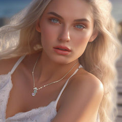 Seahorse Sterling Silver Pendant TPD083 - DiveSilver Jewelry