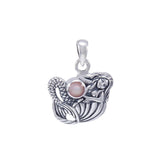 Mermaid Pendant With Stone TPD4623 - DiveSilver Jewelry