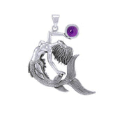 Keeper of the Ocean Sterling Silver Pendant TPD4898 - DiveSilver Jewelry