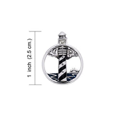 Lighthouse Sterling Silver Pendant