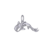 Marine Harmony Sterling Silver Whale Shark Pendant by Peter Stone TPD6224 - DiveSilver Jewelry