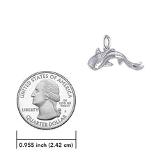 Marine Harmony Sterling Silver Whale Shark Pendant by Peter Stone TPD6224 - DiveSilver Jewelry