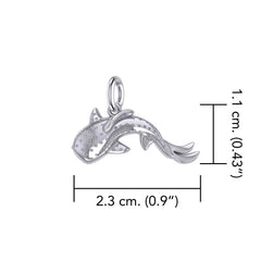 Marine Harmony Sterling Silver Whale Shark Pendant by Peter Stone TPD6224 - DiveSilver Jewelry
