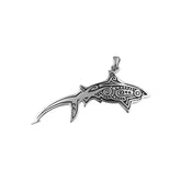 Aboriginal Thresher Shark Sterling Silver Pendant by DiveSilver