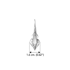 Guitar Shark Sterling Silver Hidden Bale Pendant by DiveSilver