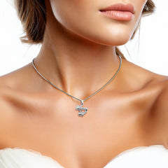 DiveSilver Double Whale Shark Sterling Silver Pendant TPD6351