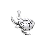 Sea Turtle Sterling Silver Pendant