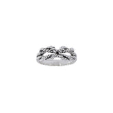 Rope Bend Knot Ring - DiveSilver Jewelry