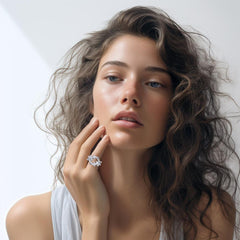 Enigma Fusion Sterling Silver Double-Hammer Headed Shark Puzzle Ring by Peter Stone TRI2470 - DiveSilver Jewelry