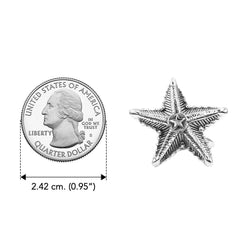 Star Fish Sterling Silver Ring - DiveSilver Jewelry