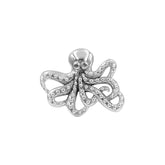 Lovely Octopus Sterling Silver Ring - DiveSilver Jewelry