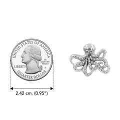 Lovely Octopus Sterling Silver Ring - DiveSilver Jewelry
