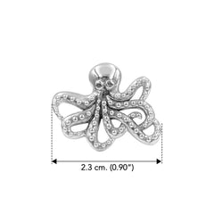 Lovely Octopus Sterling Silver Ring - DiveSilver Jewelry