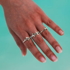Hammerhead Shark Sterling Silver Ring by DiveSilver - DiveSilver Jewelry