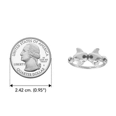 Double Manta Rays Sterling Silver Ring by DiveSilver