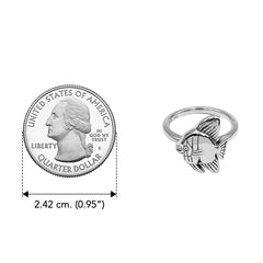 Taifin Batfish Sterling Silver Ring by DiveSilver