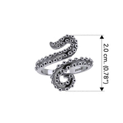 Tentacle Sterling Silver Ring TRI2522