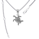 Turtle Sterling Silver Pendant