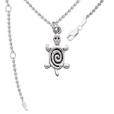 Turtle with Spiral Sterling Silver Charm