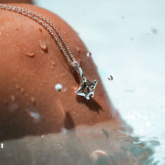 Manta Ray Silver Pendant with Chain TSE809 - DiveSilver Jewelry